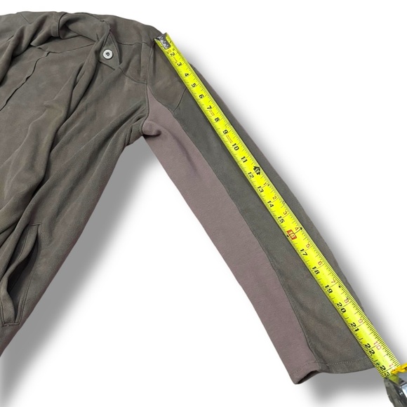 Blank NYC Greyish Taupe Drape Faux Suede Jacket Medium - Picture 7 of 10